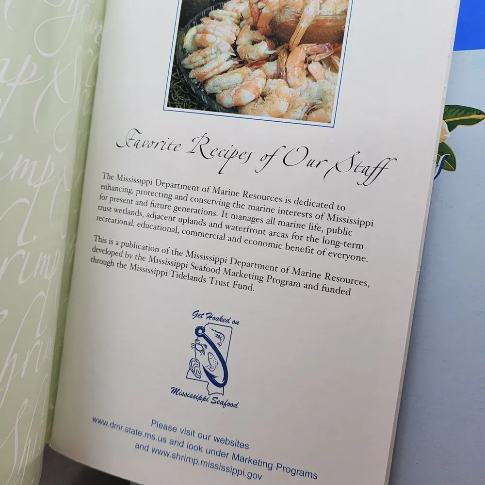 Cookbook Mississippi Shrimp & Seafood Recipes Staff Favorites‎ Marine Resources